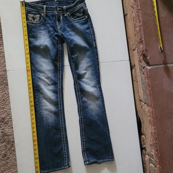 Vigoss The Chelsea Slim Bootcut Women's sz 3/4 length 33 - Picture 4 of 9